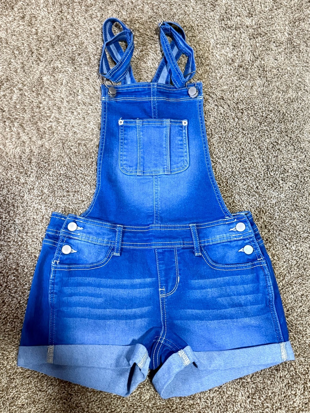 NOBO Blue Denim Short Overalls